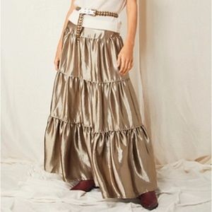 NWT Free People Moonbeam Tiered Skirt, Size M